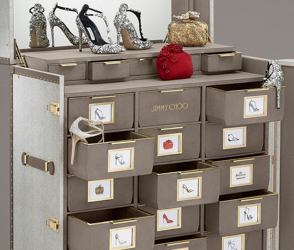 Limited Edition Shoe Cabinet  Discover Jimmy Choo Memento Trunk