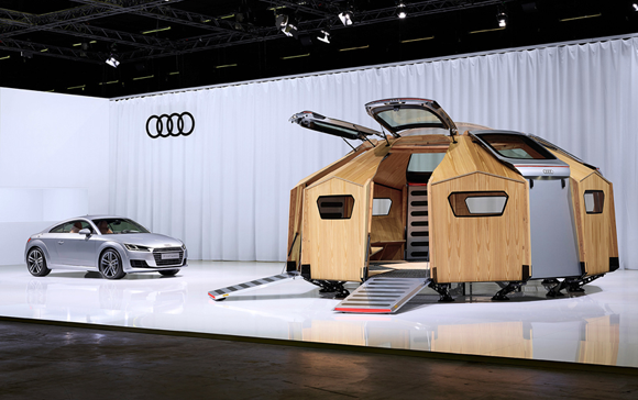 Design Miami Basel 2014 has just started and has already caught our attention! We were surprised by the beauty and modernity of the TT Pavilion by Industrial designer Konstantin Grcic.