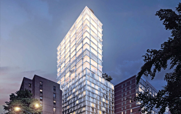 New York, 215 Chrystie Street, Swiss Architects Herzog & De Meuron, Lower East Side, New York's first Public hotel, developers Ian Schrager and Witkoff Group, top 10 stories, Interiors, News, Basel Shows
