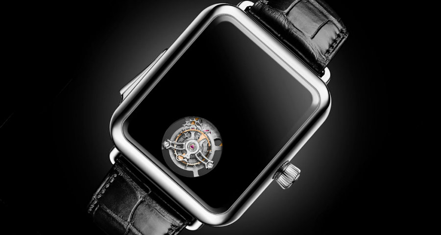 This H. Moser & Cie Watch is very lookalike an Apple Watch
