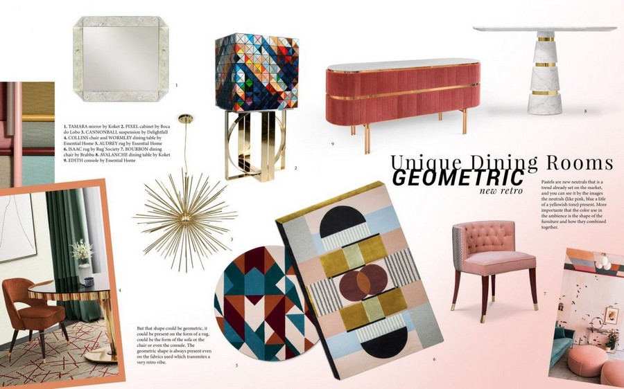 Discover some of the Best Wall Mirrors with these Moodboards!
