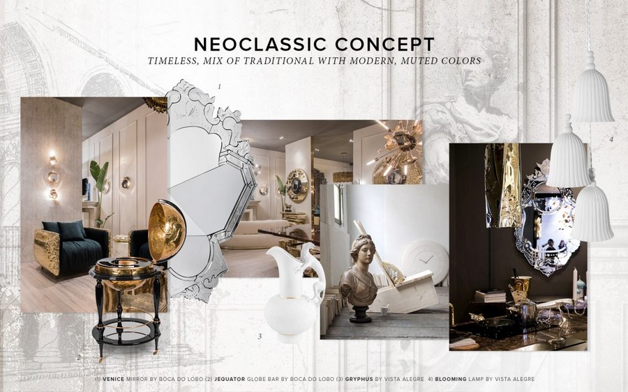 Discover some of the Best Wall Mirrors with these Moodboards!